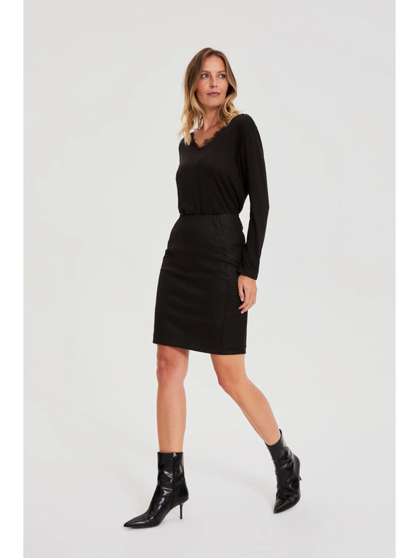 Moodo Fekete ceruzaszoknya Moodo