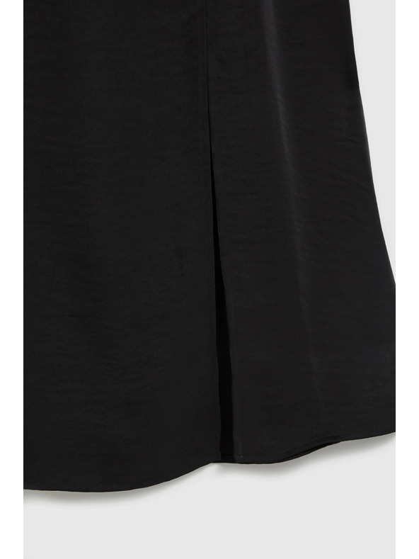 Moodo Fekete midi szoknya Moodo