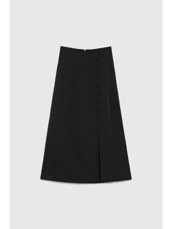 Moodo Fekete midi szoknya Moodo