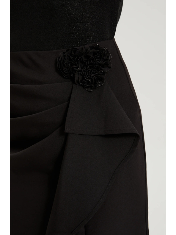 Moodo Fekete fodros szoknya Moodo