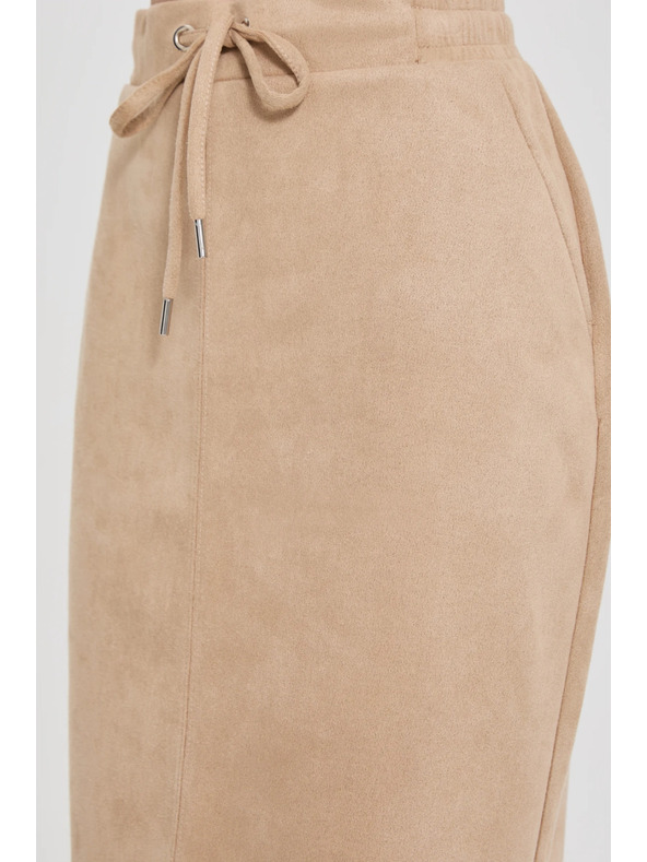 Moodo Bézs egyszerű szoknya Moodo