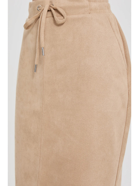 Moodo Bézs egyszerű szoknya Moodo