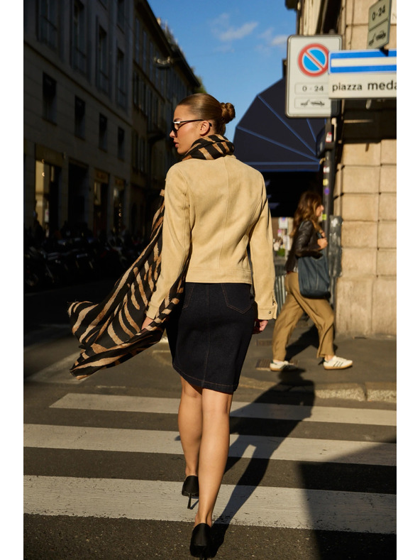 Moodo Sötétkék farmer szoknya Moodo