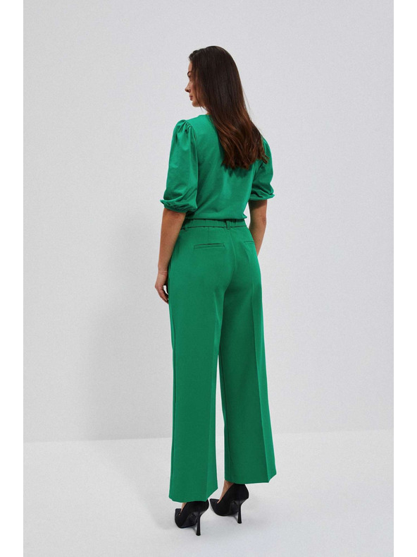 Moodo Zöld bő szárú nadrág Moodo