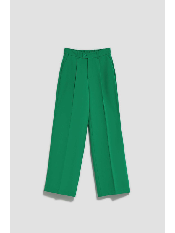 Moodo Zöld bő szárú nadrág Moodo