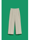 Moodo Homokszínű bő szárú nadrág Moodo