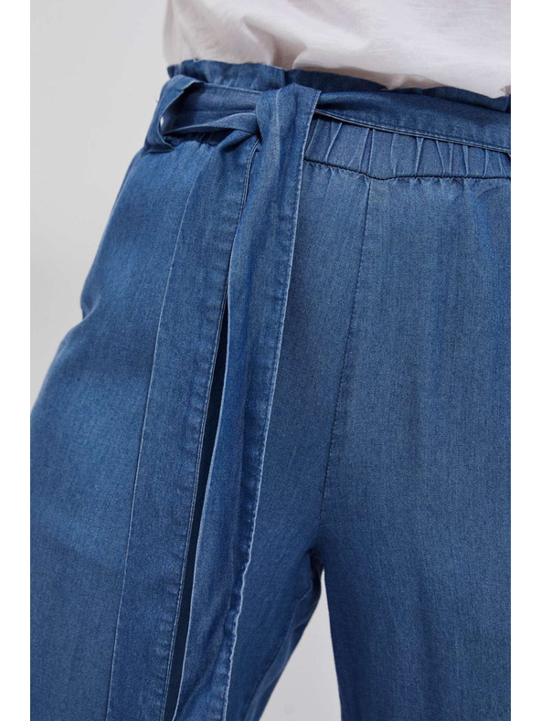 Moodo Lyocell nadrág egyenes szárral Moodo