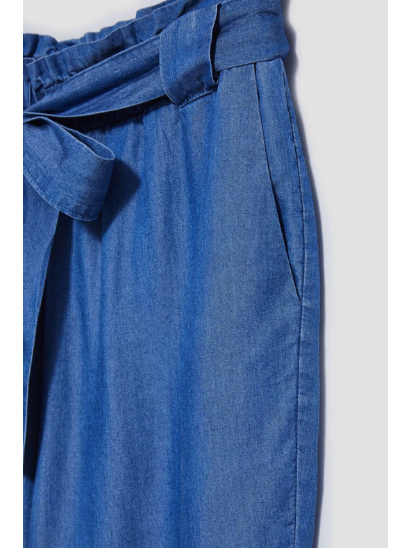 Moodo Lyocell nadrág egyenes szárral Moodo