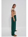 Moodo Malachitzöld bő szárú nadrág Moodo