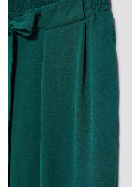 Moodo Malachitzöld bő szárú nadrág Moodo