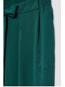 Moodo Malachitzöld bő szárú nadrág Moodo