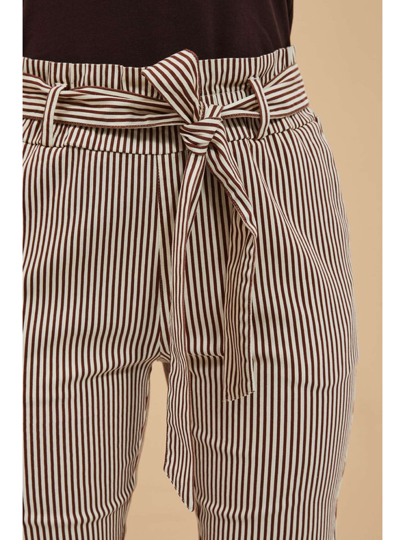 Moodo Csíkos nadrág derékövvel Moodo