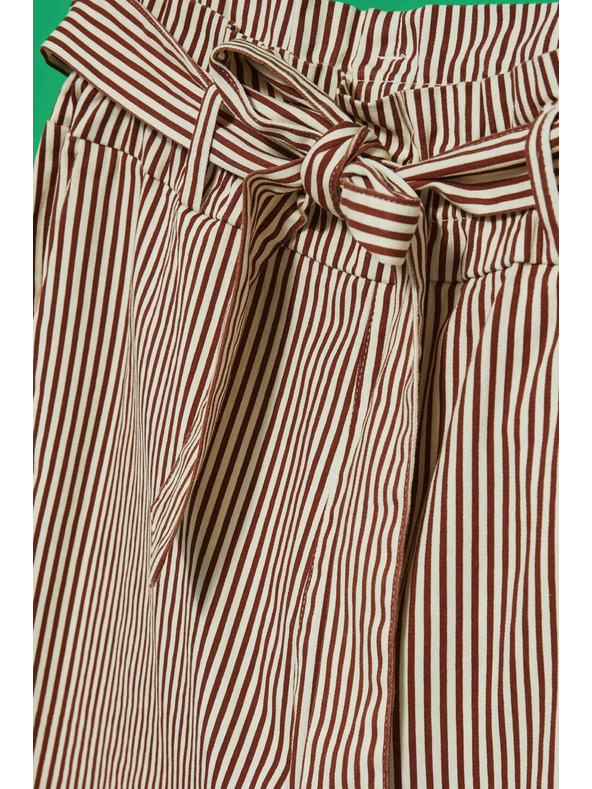 Moodo Csíkos nadrág derékövvel Moodo