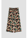 Moodo Sötétbézs mintás kullotes nadrágok Moodo
