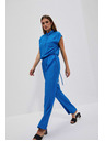 Moodo Azúrkék bő szárú nadrág Moodo