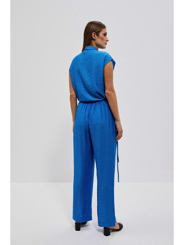 Moodo Azúrkék bő szárú nadrág Moodo