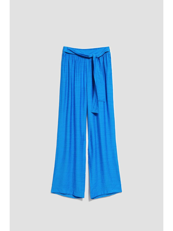 Moodo Azúrkék bő szárú nadrág Moodo