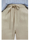 Moodo Homokszínű egyenes szárú nadrág Moodo