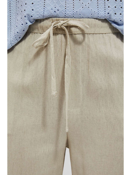 Moodo Homokszínű egyenes szárú nadrág Moodo