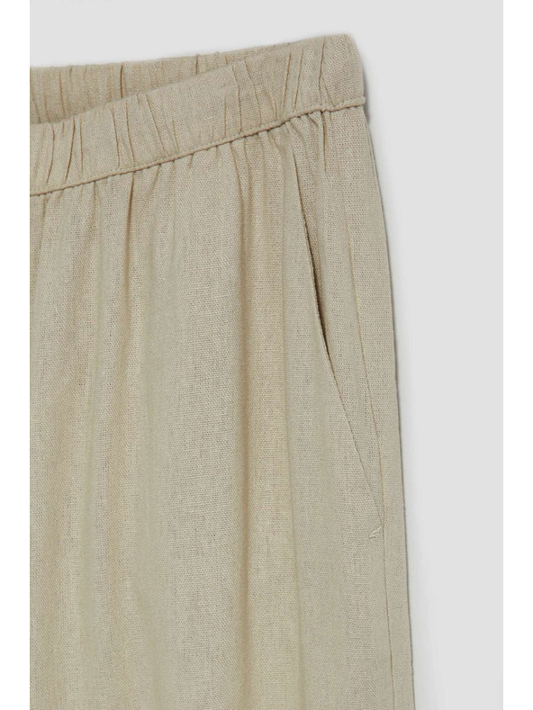 Moodo Homokszínű egyenes szárú nadrág Moodo
