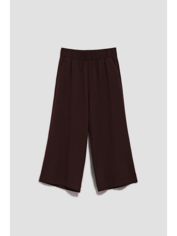 Moodo Sötétbarna gumis derekú nadrágszoknya Moodo