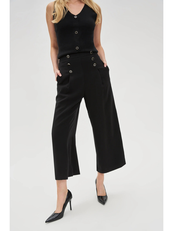 Moodo Fekete gombos nadrágszoknya Moodo