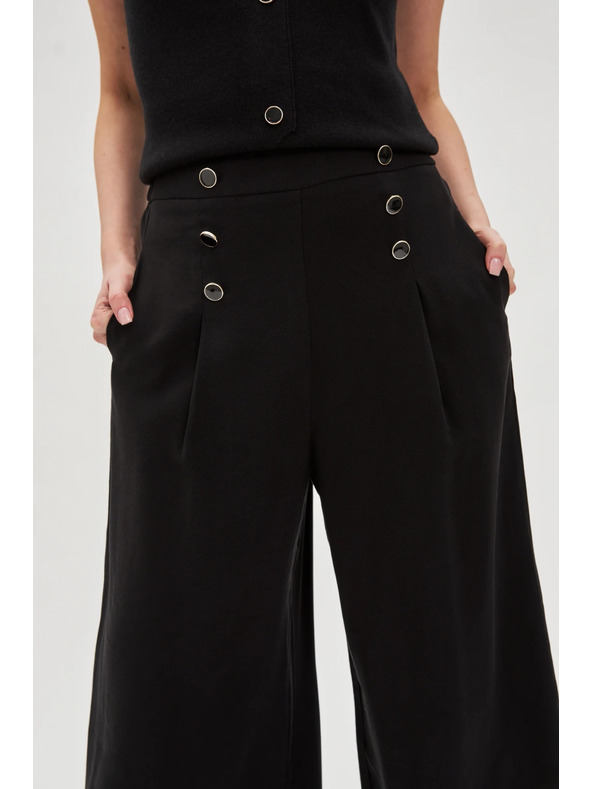 Moodo Fekete gombos nadrágszoknya Moodo