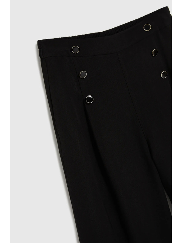 Moodo Fekete gombos nadrágszoknya Moodo