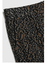Moodo Fekete leopárd mintás nadrág Moodo