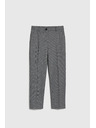 Moodo Szürke pepita mintás nadrág Moodo