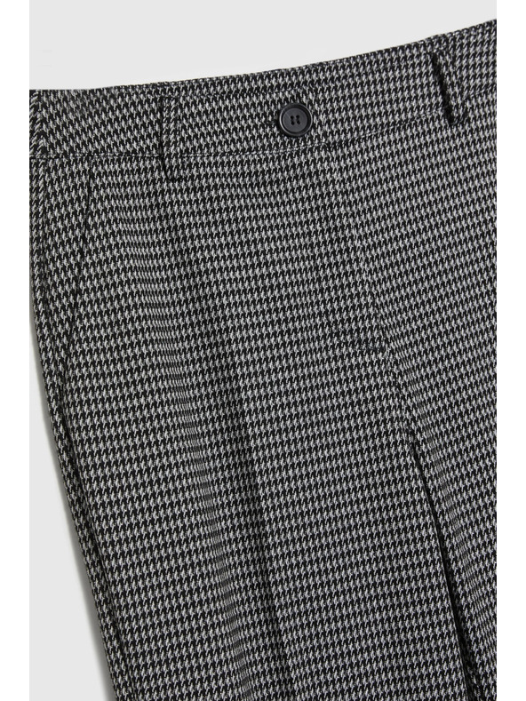 Moodo Szürke pepita mintás nadrág Moodo