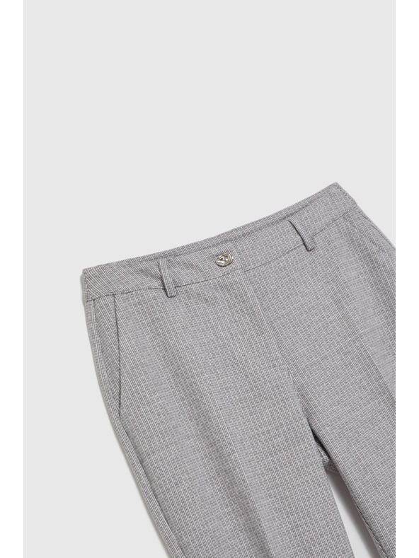 Moodo Szürke strukturált nadrág Moodo