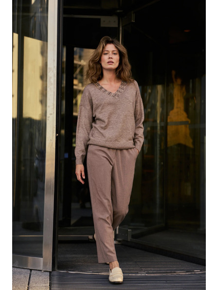 Moodo Barna cigaretta nadrág Moodo