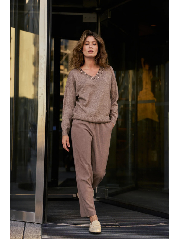 Moodo Barna cigaretta nadrág Moodo