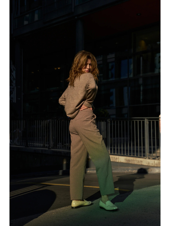 Moodo Barna cigaretta nadrág Moodo