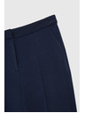Moodo Sötétkék egyenes szárú pepita nadrág Moodo