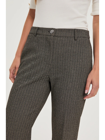 Moodo Sötét bézs metál szálú nadrág Moodo