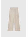 Moodo Bézs széles szárú nadrág Moodo