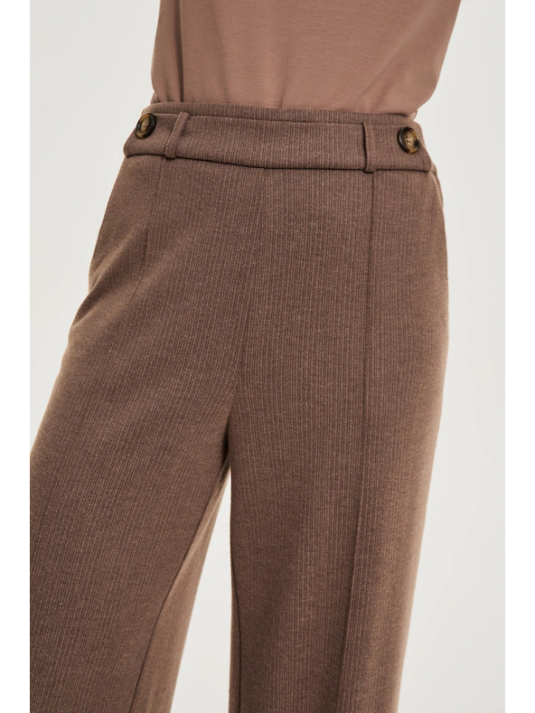 Moodo Barna bő szárú nadrág Moodo