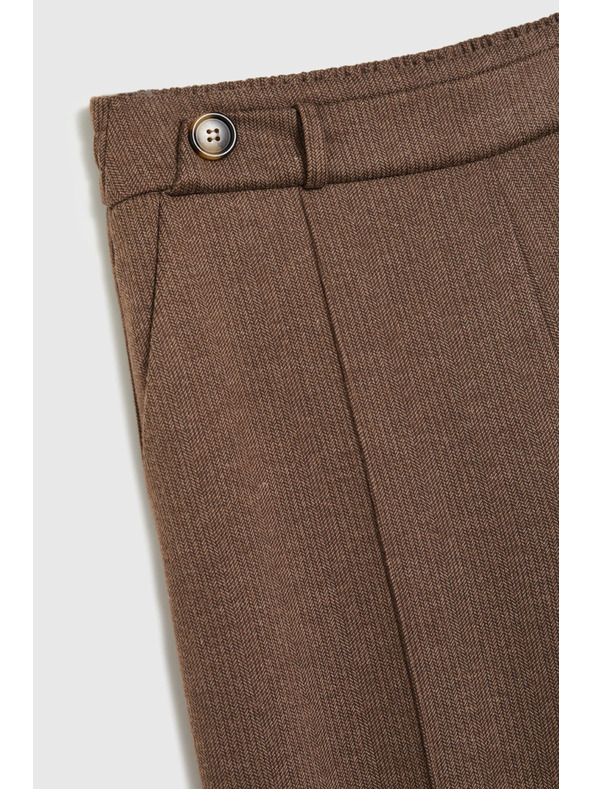 Moodo Barna bő szárú nadrág Moodo