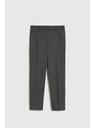 Moodo Grafitszürke halszálka mintás nadrág Moodo