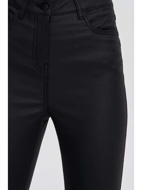 Moodo Viaszos fekete nadrág Moodo