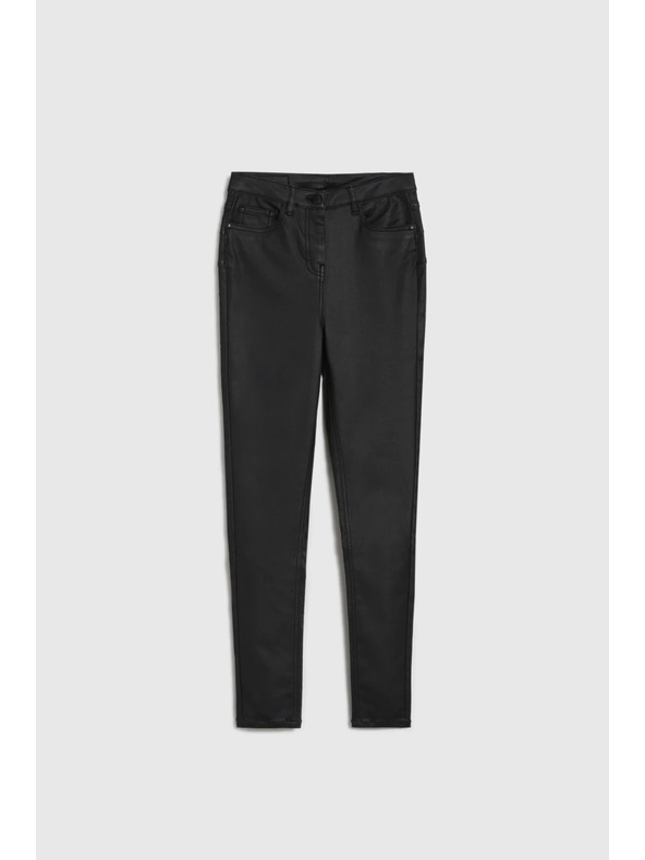 Moodo Viaszos fekete nadrág Moodo