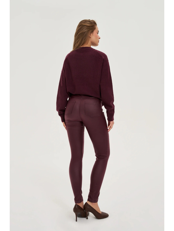 Moodo Viaszos bordó nadrág Moodo