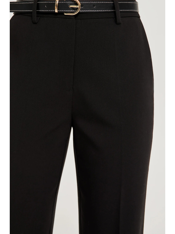 Moodo Fekete nadrág övvel Moodo