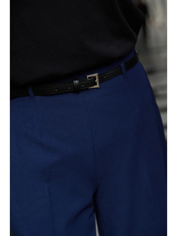 Moodo Sötétkék nadrág övvel Moodo