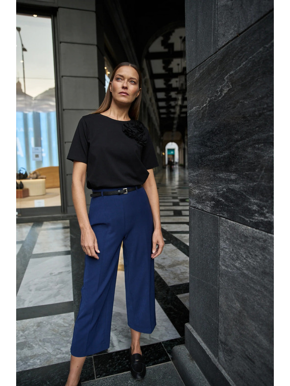 Moodo Sötétkék nadrág övvel Moodo