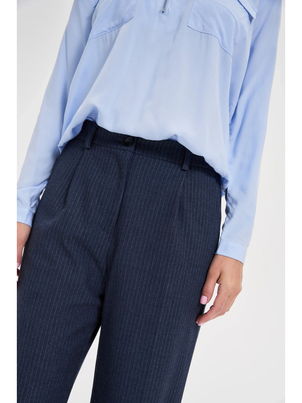 Moodo Sötétkék csíkos nadrág Moodo