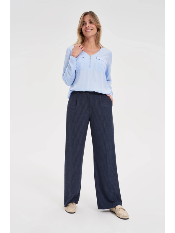 Moodo Sötétkék csíkos nadrág Moodo