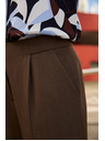 Moodo Barna bő szárú nadrág Moodo